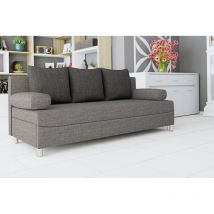 Canapé convertible 3 places DONA Gris