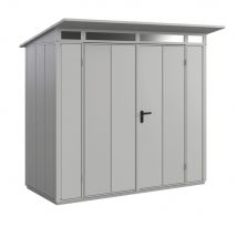 Hörmann Set Berry Modern-P,Typ1 Gerätehaus-Weißaluminium