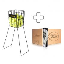 Balls Unlimited 25x 4er Dose Code Black plus Ballkorb