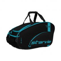 Starvie Premium Racing Drax Padelschlägertasche-Schwarz,Türkis