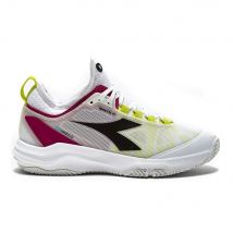 Diadora Speed Blushield Fly 4+ Tennisschuhe Damen-Weiß,Neongelb