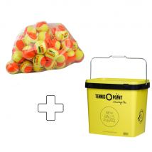 Tennis-Point Stage 2 60er Beutel Plus Balleimer