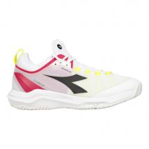 Diadora Speed Blushield Fly 4+ Tennisschuhe Damen-Weiß,Neongelb