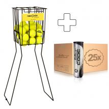 Balls Unlimited 25x verpakking  4 stuks Code Black Plus ballenmand