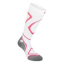 Bauerfeind Performance Compressie-sokken Dames-Wit,Pink
