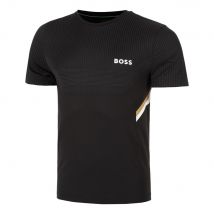 BOSS Tech TOC T-shirt Heren-Zwart