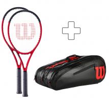 Wilson 2x Clash 100 V2.0 Plus rackettas