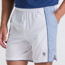 Original Penguin 7in Performance Piped Shorts Heren-Wit,Blauw
