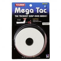 Tourna Mega Tac Verpakking 10 Stuks-Wit