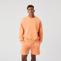 Björn Borg Oversized Washed Sweatshirt Herren-Orange in orange, Größe: L