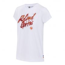 Roland Garros T-Shirt Damen-Weiß in weiß, Größe: L