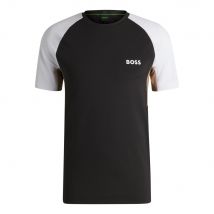 BOSS TOC Pique T-Shirt Herren-Schwarz in schwarz, Größe: S