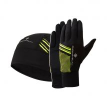 Ronhill Set Mütze + Handschuhe in schwarz, Größe: M/L