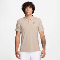 Nike Court Dri-FIT Advantage Polo Herren in beige, Größe: XXL