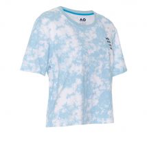 Australian Open AO Tie Dye Cropped T-Shirt Damen in hellblau, Größe: XS