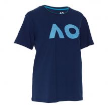Australian Open AO Stack Print Core Logo T-Shirt Damen in dunkelblau