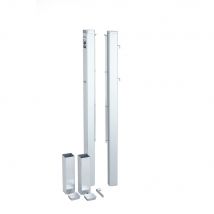 Tegra ASS Tennisnetzpfosten-Silber
