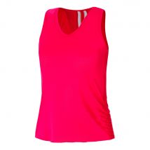Lucky in Love Pindot V-Neck Tank-Top Damen pink