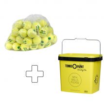 Tennis-Point Stage 1 Zak 60 Stuks Plus Ballenemmer