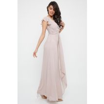 TFNC Juba Whisper Pink Maxi Dress
