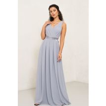 TFNC Kily Blue Grey Maxi Dress