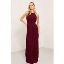 TFNC Serene Burgundy Maxi Dress
