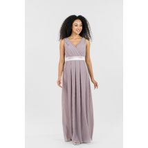TFNC Kily Grey Lavender Fog Maxi Dress