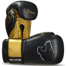 Bravose Nemesis Boxing Gloves Black Gold Punchbag Training and Pads Gloves Black/Gold 14oz