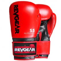 Revgear S5 All Rounder Boxing Gloves Red Black Red 10oz