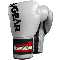 Revgear F1 Competitor Professional Boxing Fight Gloves Grey Black Grey 8oz