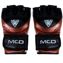 MCD Ron Pro MMA Gloves 3-Tone Real Leather Black Medium