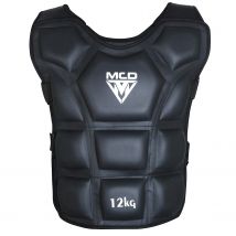 MCD Weighted Vest 8kg 12kg 20kg Black 12Kg