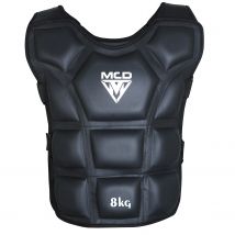 MCD Weighted Vest 8kg 12kg 20kg Black 8Kg