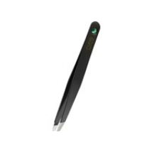 Rubis Switzerland Tweezers Classic Black Swarovski Emerald