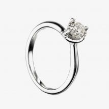 Mastercut Grace 18ct White Gold 0.50ct Four Claw Twist Diamond Solitaire Ring C13RG001 050W