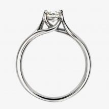 Mastercut Moondance Platinum 0.20ct Four Claw Diamond Solitaire Ring C14RG001 020P