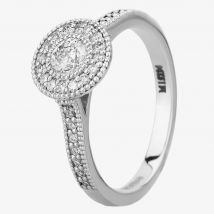 Mastercut Vintage 18ct White Gold 0.30ct Diamond Cluster Ring C6RG003 030W