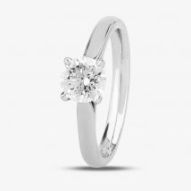 1888 Collection Platinum 0.90ct Brilliant-Cut Classic Diamond Ring RI-2016(.90CT PLUS) F/SI2/0.90ct