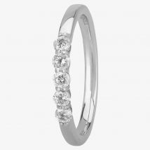1888 Collection Platinum 0.30ct Five-Stone Diamond Ring HET1001(.30CT PLUS)- E-F/VS2-SI1/0.30ct
