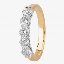 1888 Collection 18ct Gold 1.00ct Five-Stone Diamond Ring HET1001(1.00CT PLUS)- H/SI2/1.03ct