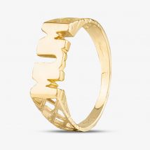 9ct Yellow Gold MUM Ring S1741Y-L