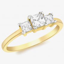 9ct Yellow Gold Three Stone Graduated Ring 1.84.6461 M