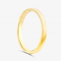 Brown &amp; Newirth 18ct Yellow Gold 2mm Plain Wedding Ring NRMB-06421 (K)