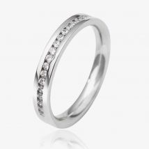 Platinum 2.5mm Channel Set Diamond Flat Court Wedding Ring WGH2/2.5R125PlaT HSI-L