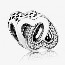 Pandora Silver Cubic Zirconia Entwined Love Charm 791880CZ