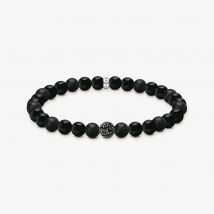 THOMAS SABO Black Obsidian Bead Bracelet A2194-705-11-L19