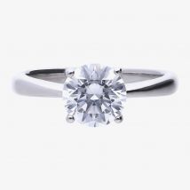 Diamonfire Sterling Silver 2.00ct Round Cubic Zirconia Ring R3753-18
