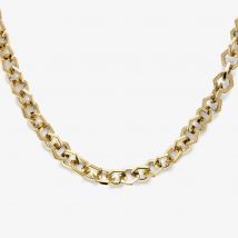 Olivia Burton Signature Gold Plated Honeycomb Link Chain Necklace 24100087