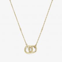 Olivia Burton Classic old Plate Infinite Interlocking Hoop Necklace 24100312