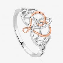 Clogau Fairies Of The Mine Silver Interlocking Ring 3SETL0657
